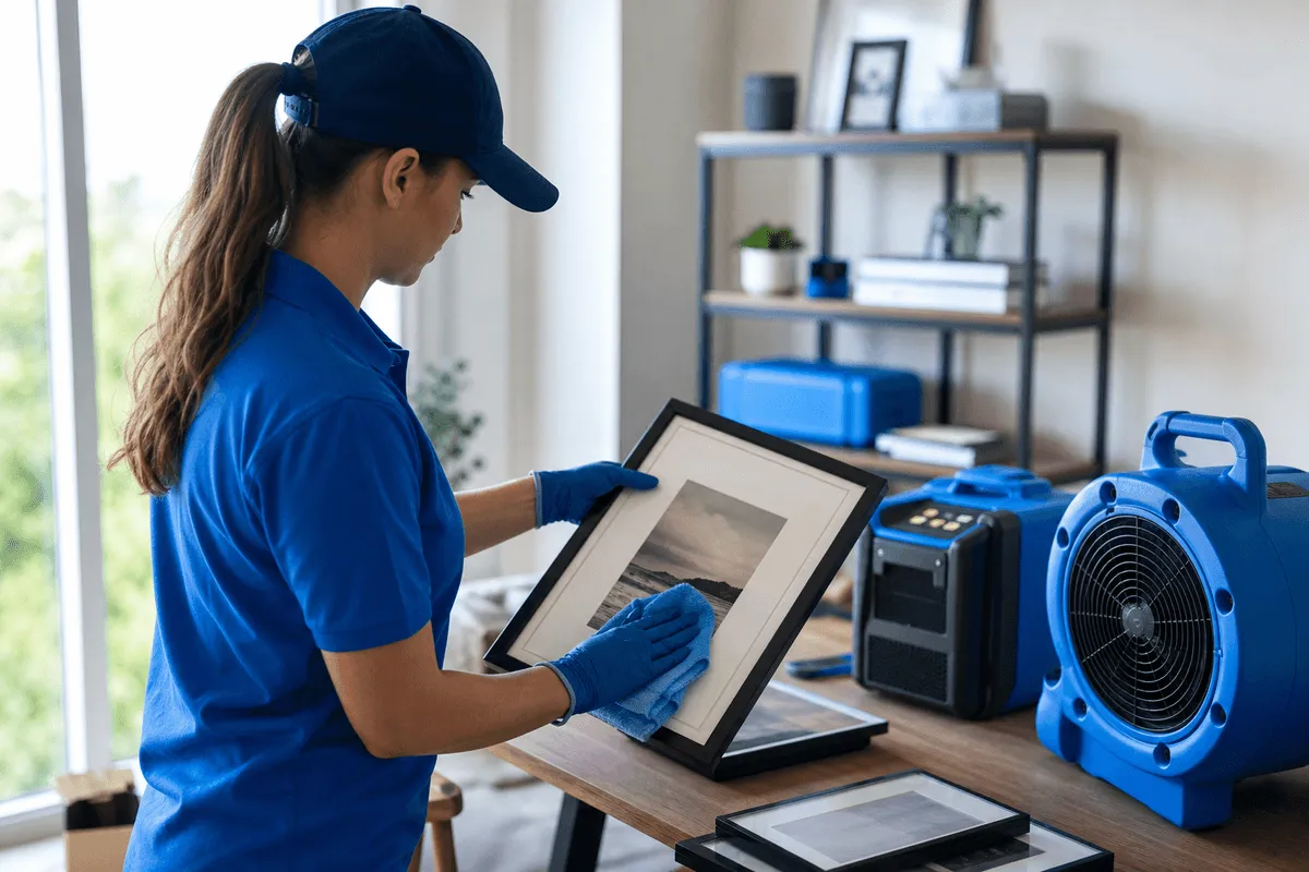 Content Cleaning service by Lion Water Damage Restoration