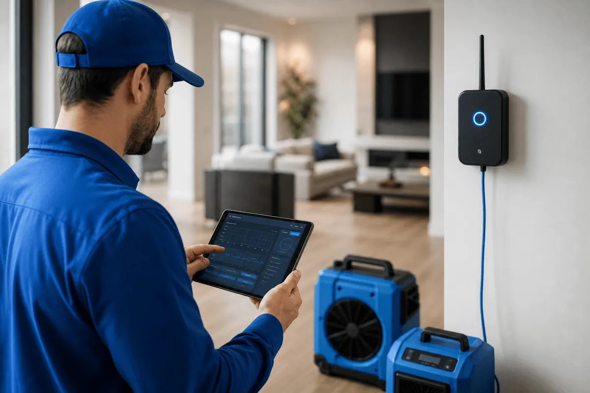 Remote Monitoring service by Lion Water Damage Restoration