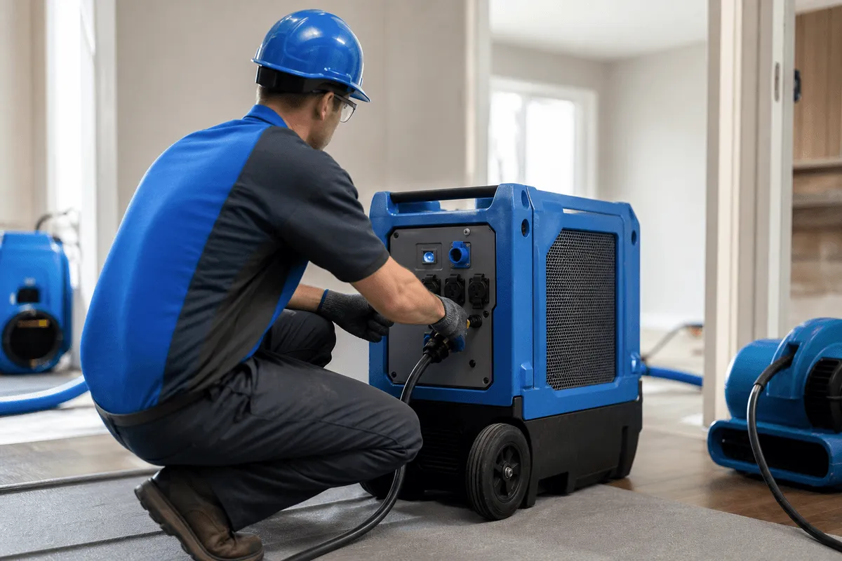 Temporary Power service by Lion Water Damage Restoration